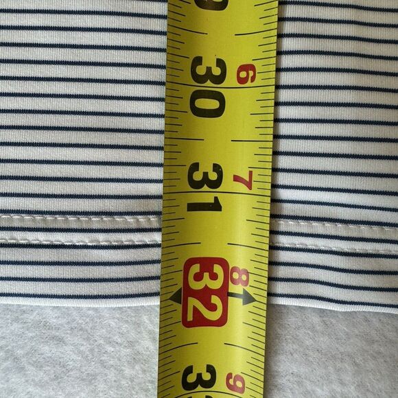 Onward Reserve UNC Tarheels Performance Golf Polo Men's XL White Blue Stripes - Picture 6 of 6